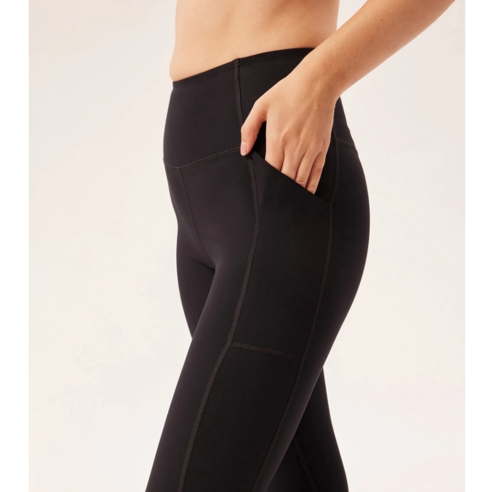 Girlfriend Collective Black Compressive Pocket Legging